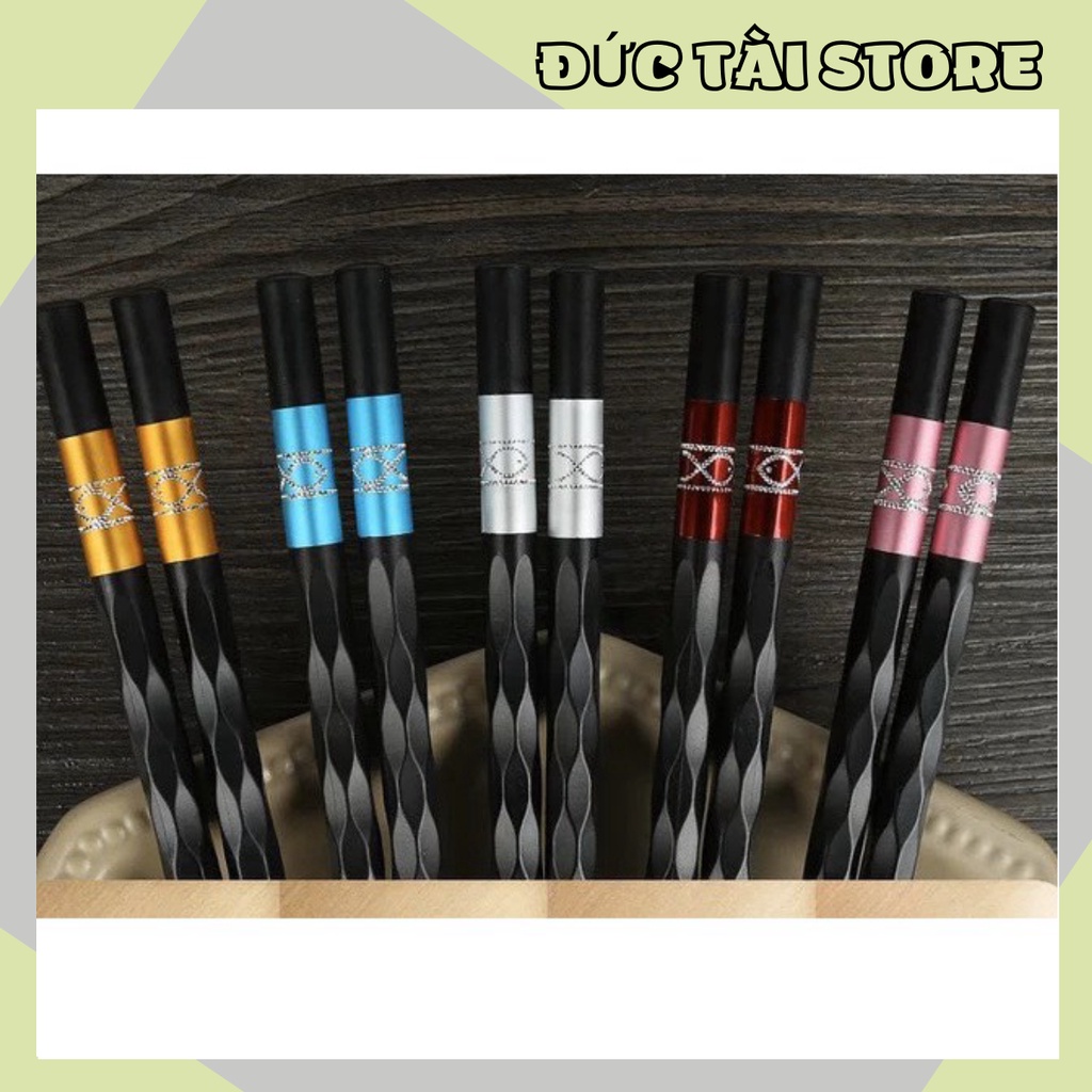 ( HỘP 10 ĐÔI ) ĐŨA KHẢM XOẮN CHỊU NHIỆT CAO CẤP 88196 ĐỨC TÀI