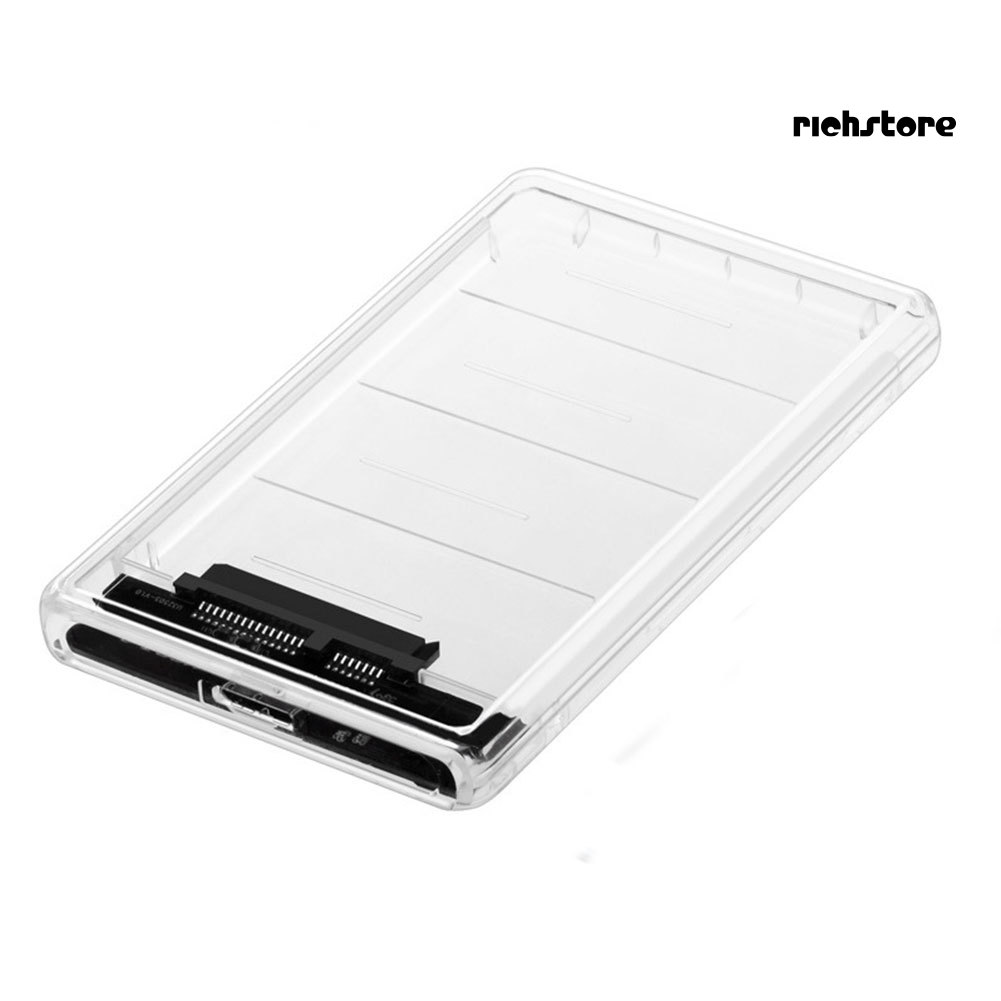 Hộp Đựng Ổ Cứng Trong Suốt 2.5 Inch Sata Sang Usb3.0 | BigBuy360 - bigbuy360.vn