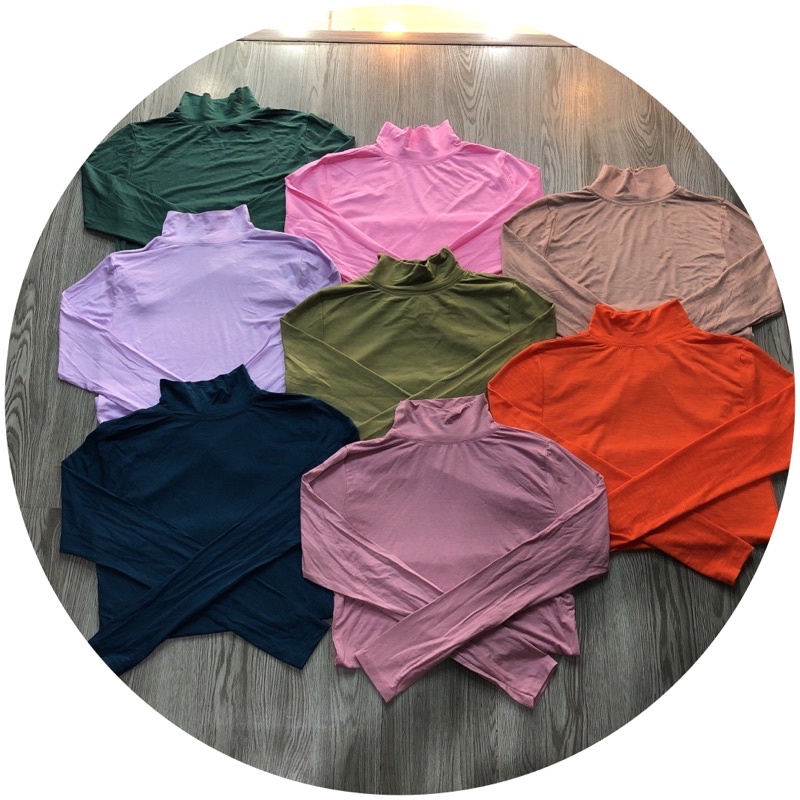 ÁO THUN BODY TAY DÀI CỔ LỌ