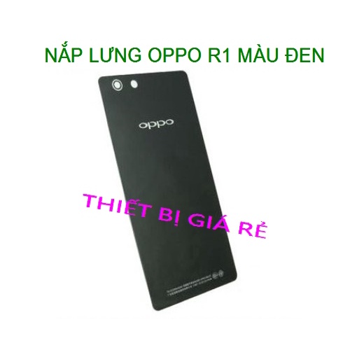 NẮP LƯNG OPPO R1 MÀU ĐEN