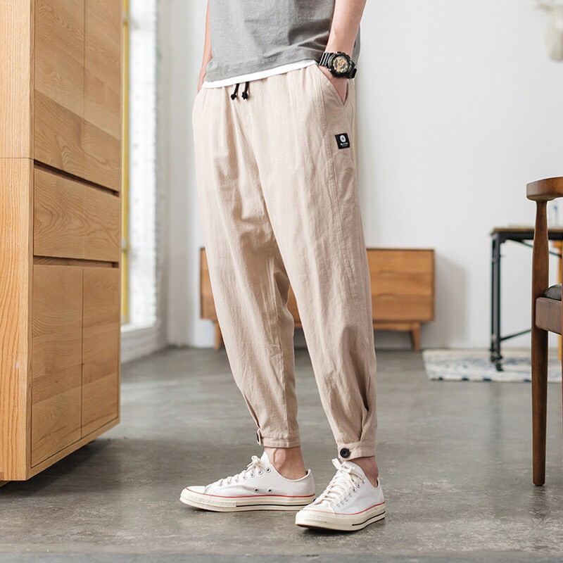 Quần Jogger Đũi Ống Cúc Unisex KAT