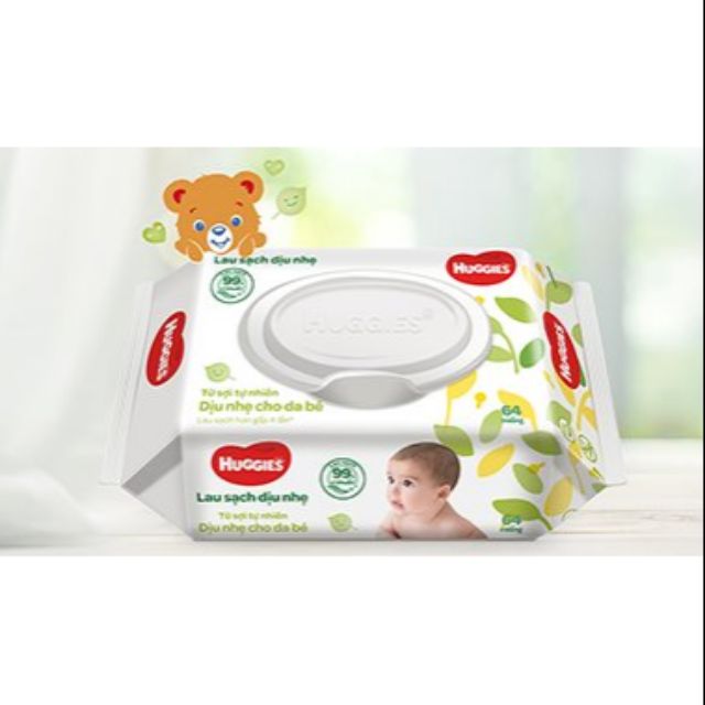 Khăn giấy ướt huggies 64 miếng