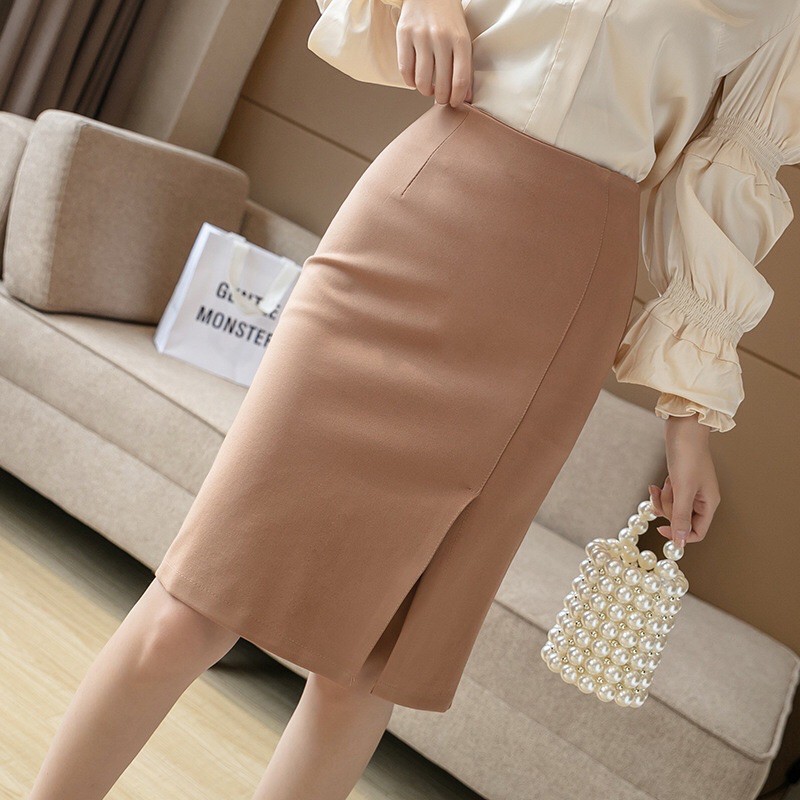 HÀNG NHẬP KHẨU -  🌸 CHÂN VÁY BÚT CHÌ SẺ TRƯỚC/ CHÂN VÁY CÔNG SỞ - Hàng Nhập Khẩu | BigBuy360 - bigbuy360.vn