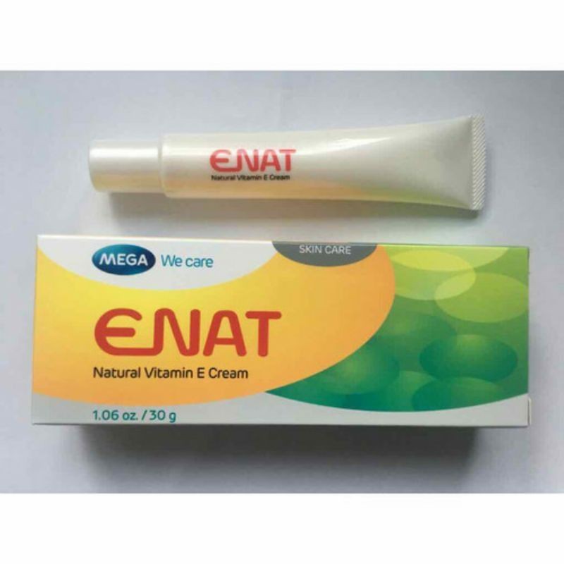 Enat Natural Vitamin E Kem dưỡng ẩm Vitamin E giữ ẩm và làm mờ các nếp nhăn 30gr