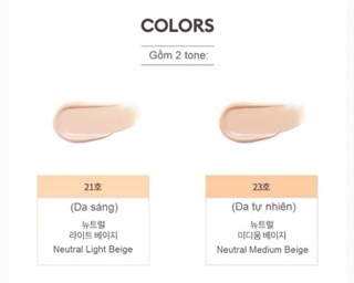 Phấn nước Misha TONE 21