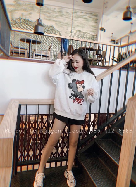 Áo nỉ mickey chất siêu đẹp