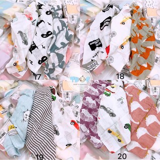Set 3 khăn mặt sợi tre Muslin tree