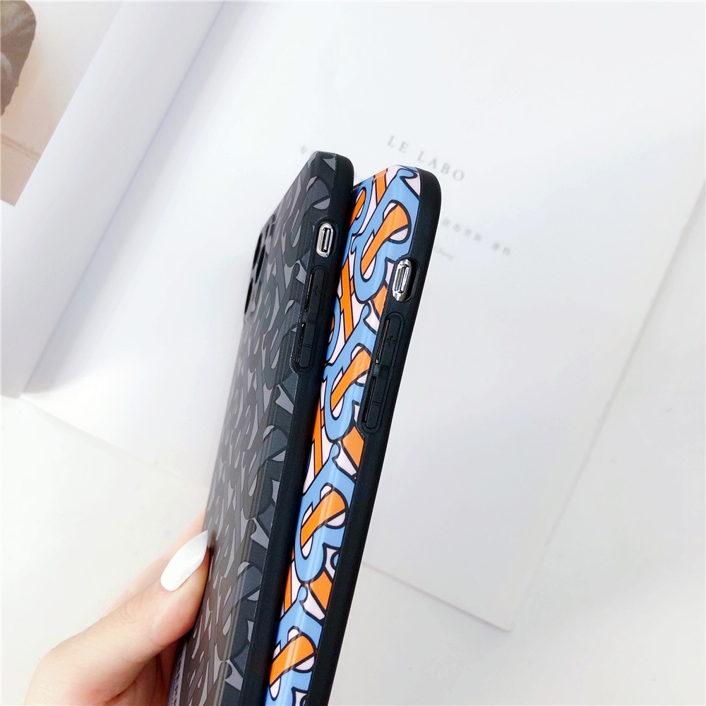 Ốp điện thoại họa tiết Burberry chống sốc siêu mỏng cho iPhone xr 11 ProMax X XS XS MAX 8 Plus