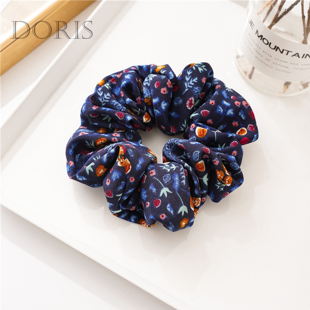 Dây buộc tóc Scrunchies Hoa đáng yêu - DORIS HOUSE | BigBuy360 - bigbuy360.vn