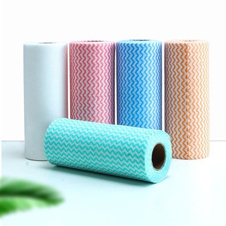 Cuộn giấy lau đa năng bằng khăn lau bếp vải không dệt (50 Tờ)