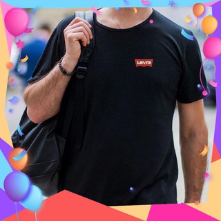 Áo thun Nam in logo Levis - Màu đen BIGSIZE AZ MT47