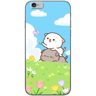 Ốp lưng IPhone 6, 6 Plus Mèo bắt bướm