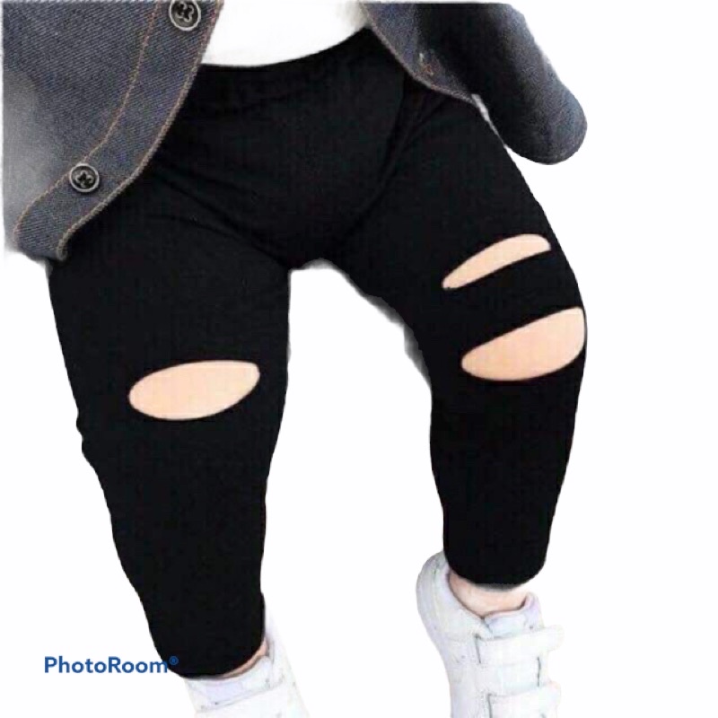 [Mã FATREND2810 giảm đến 30k tối đa 99k] QUẦN RÁCH GỐI LEGGING (CHẤT THUN) SÀNH ĐIỆU CHO BÉ TRAI BÉ GÁI