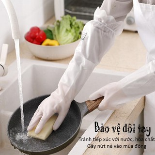 Găng tay bo chun siêu dai lót nỉ