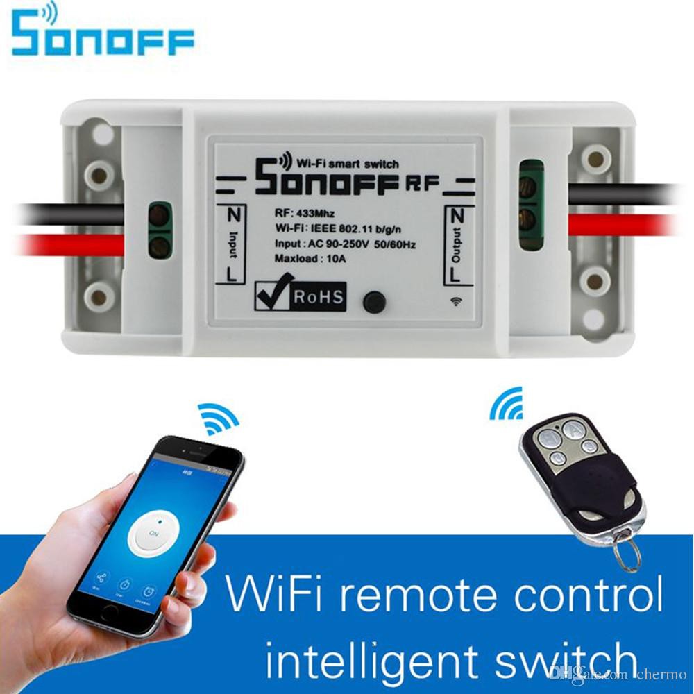 SONOFF REMOTE RF 433Mhz, thiết bị điều khiển từ xa 4 NÚT