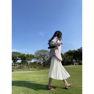Chân Váy Midi xếp ly