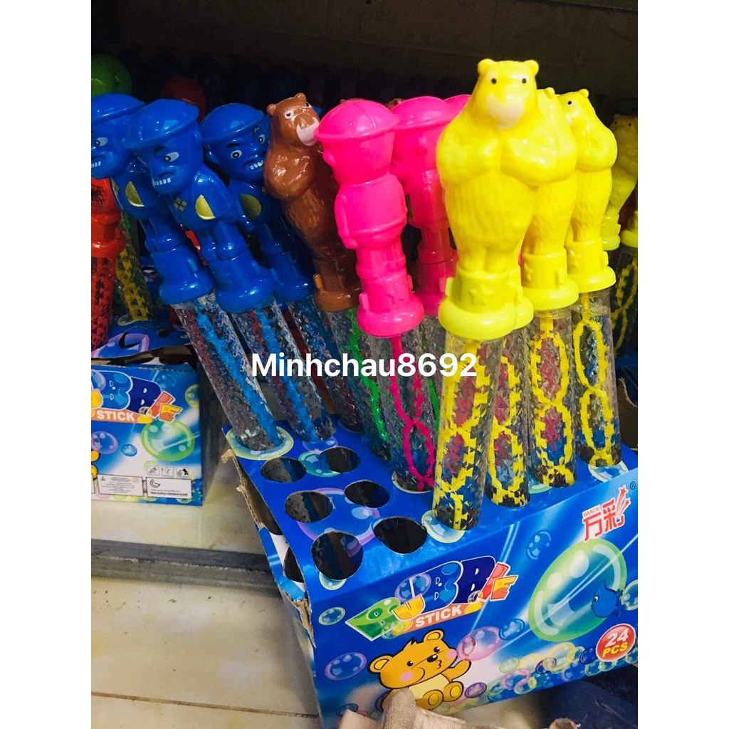 10 cây đồ chơi thổi bong bóng xà phòng cỡ đại