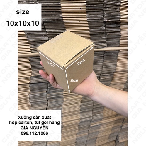 20 hộp carton 10x10x10 đóng hàng mỹ phẩm