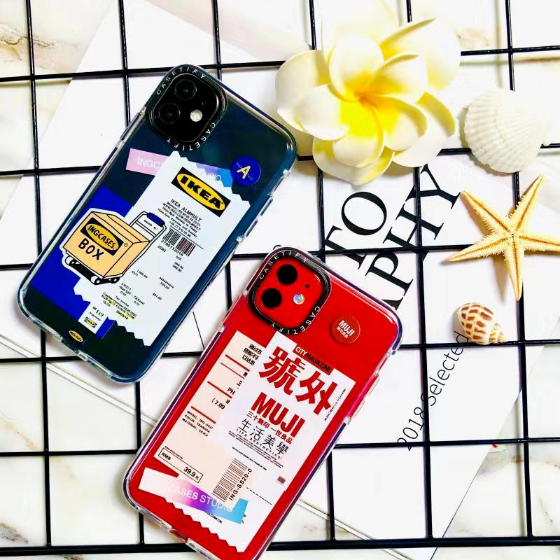 Ốp Lưng Samsung Note 20 A21s A71 A70 A51 A50 A30 A20 M12 A12 S30 S21 S20 A7 2018 J7 Prime Phone Case Invoice Fashion Clear Transparent TPU Soft Shell Protective Anti-fall Cover