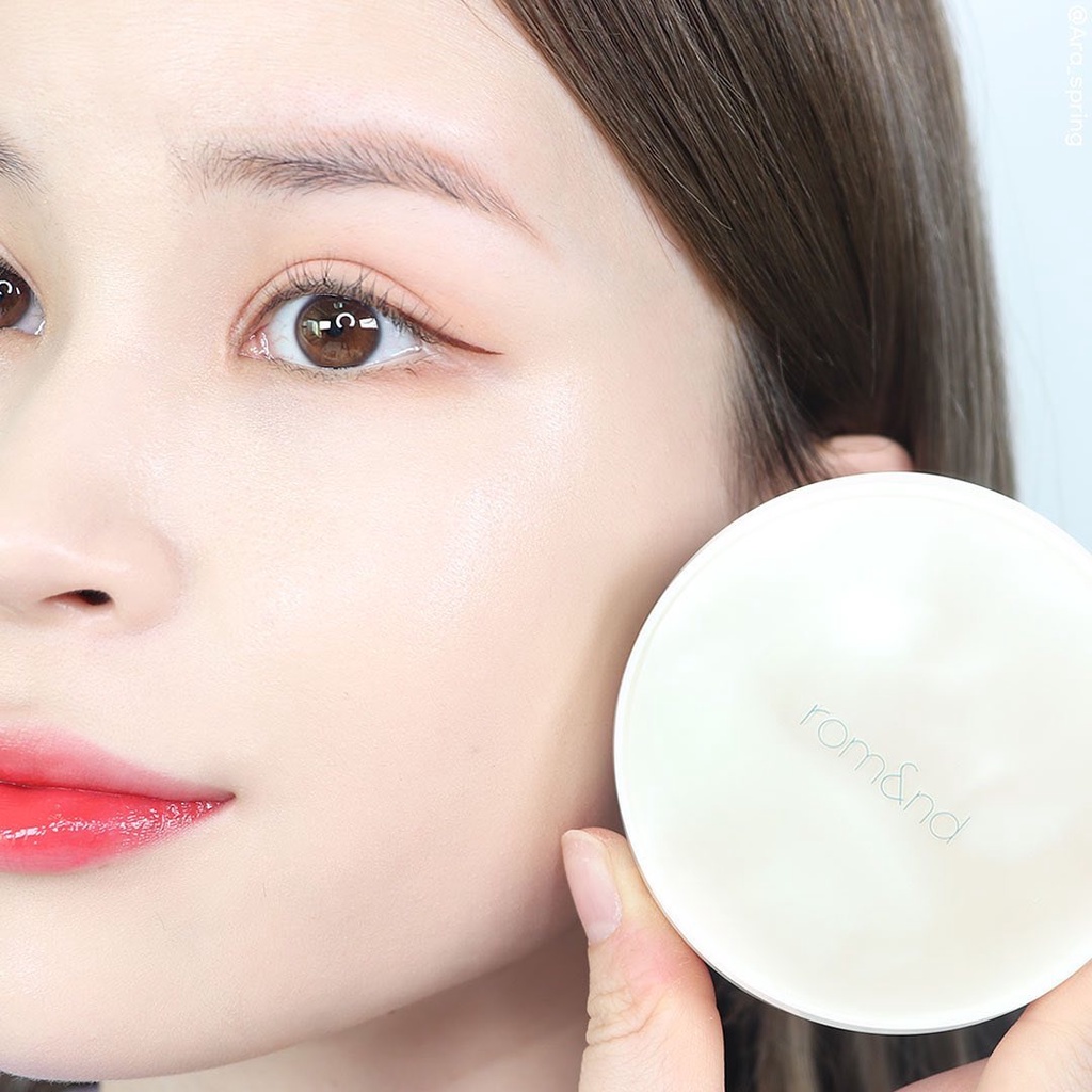 [Rom&amp;nd] Phấn nước che phủ tốt Hàn Quốc Romand Clear Cover Cushion SPF50+ PA+++ - Hanbok Hanbok Project 14g