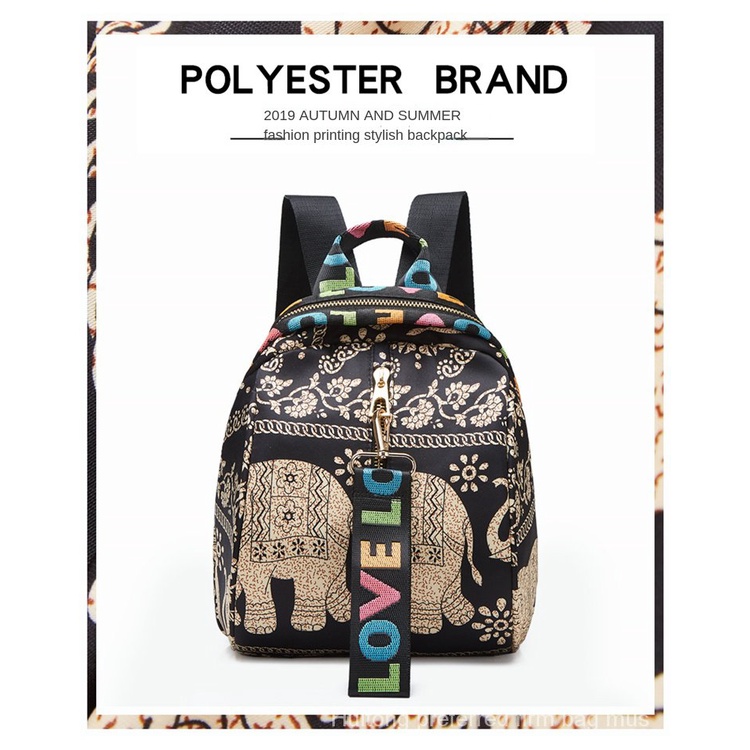 Ba lô vải oxford thời trang dành cho nữ