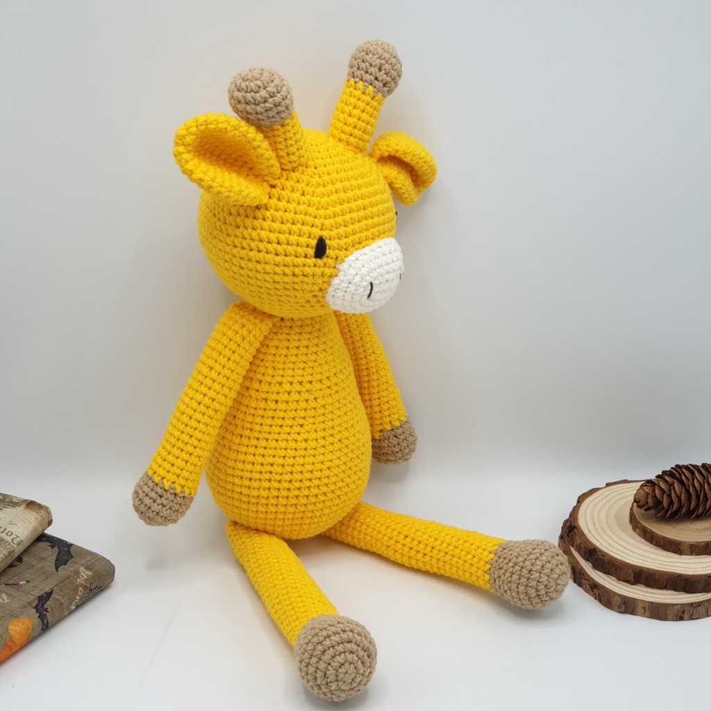 Gấu bông Amigurumi cao cấp Amiu Việt Nam - Hươu Sunny, đồ chơi thú nhồi bông cho bé - SP000284