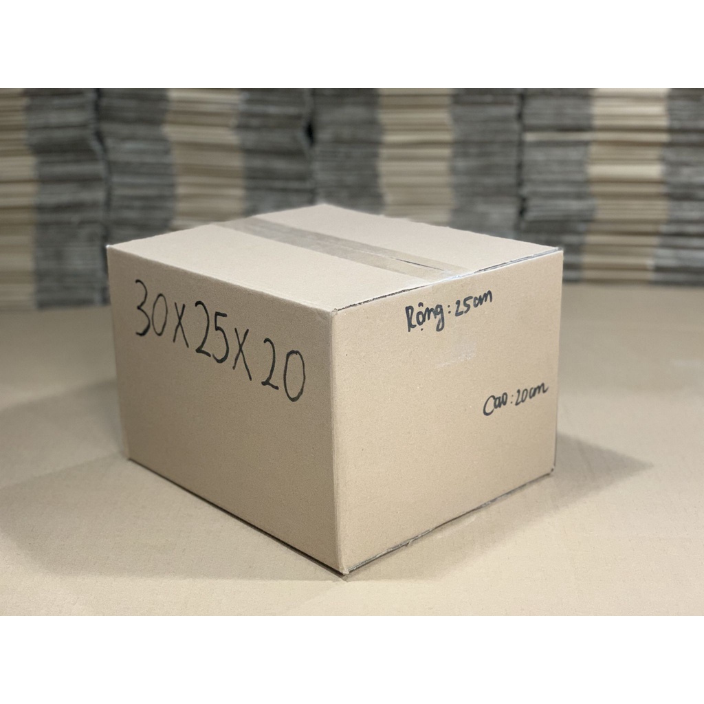 Combo 10 Hộp Carton 30X25X20 Đóng Hàng tại Hà Nội - Thùng carton giá rẻ