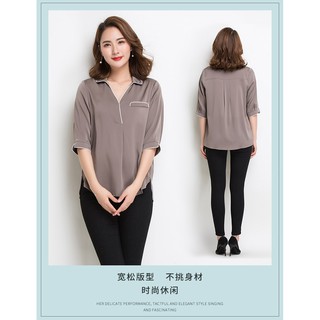 Tk145-sơ mi nữ viền màu tay lỡ s-6xl