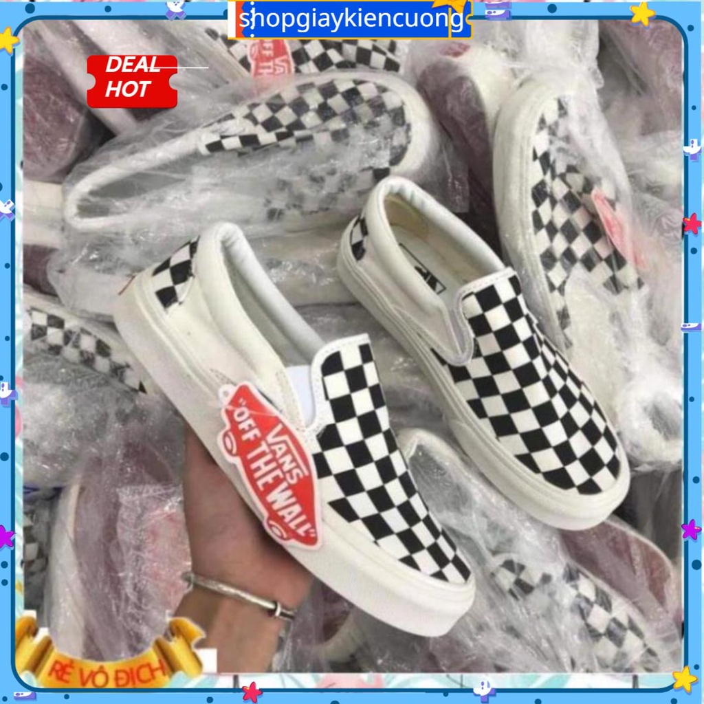 shopgiaykiencuongVIDEO -ẢNH THẬT] Giày 𝐕𝐀𝐍𝐒 Vaul Caro, van dán  buộc dây fog Vaul Old Skool Đen Cực Hot 2022