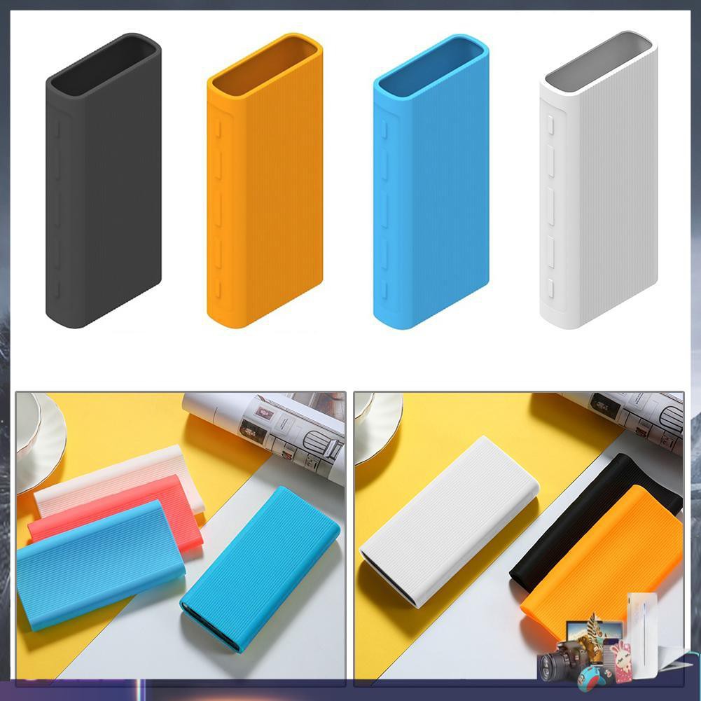 Sạc dự phòng 20000mAh chất liệu silicone bảo vệ cho Xiaomi Mobile Power Bank 3