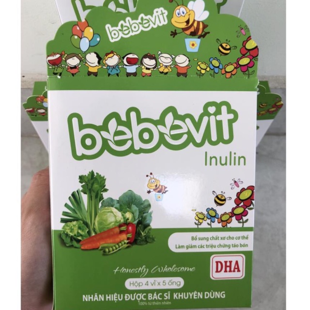 Bebevit Inulin - bổ sung chất xơ, giảm triệu chứng táo bón