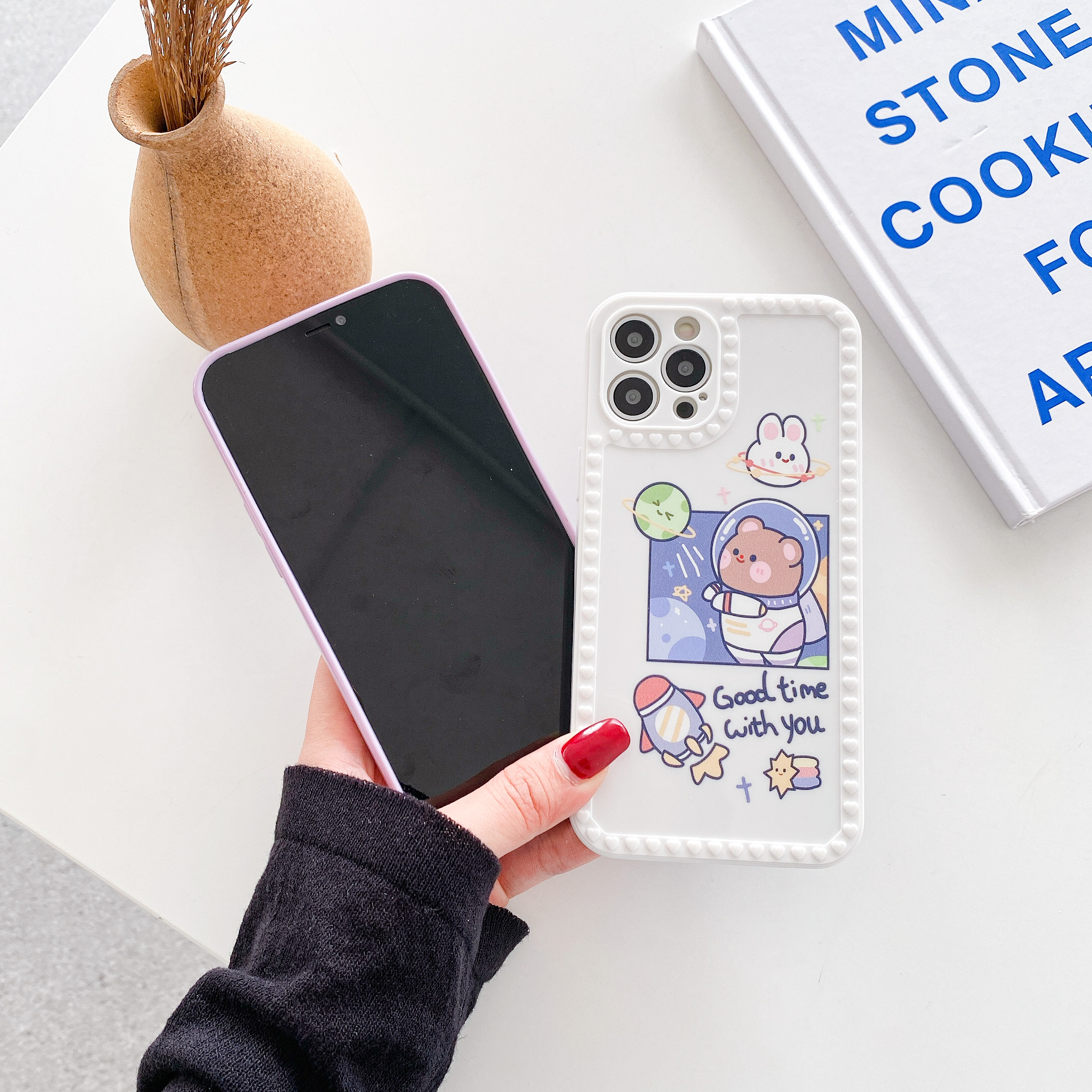 Ốp Điện Thoại TPU Dẻo Hình Gấu / Thỏ Cho Iphone 12 11 Pro Max Xr Xs Max X 6s 7 8 Plus Se 2020 | BigBuy360 - bigbuy360.vn