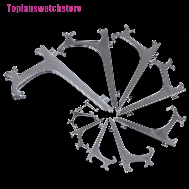 Giá Đỡ Trưng Bày Đĩa Trang Trí Bằng Nhựa Trong Suốt