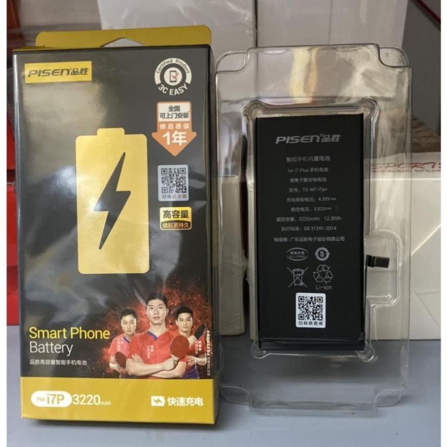 []PIN PISEN táo TĂNG DUNG LƯỢNG CAO DÙNG CHO táo 6G/6P/6S/6SP/7G/7P/8G/8P/X/XR/XMAX