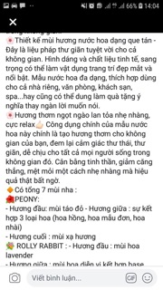 NƯỚC HOA ĐỂ PHÒNG DAILY COMMA