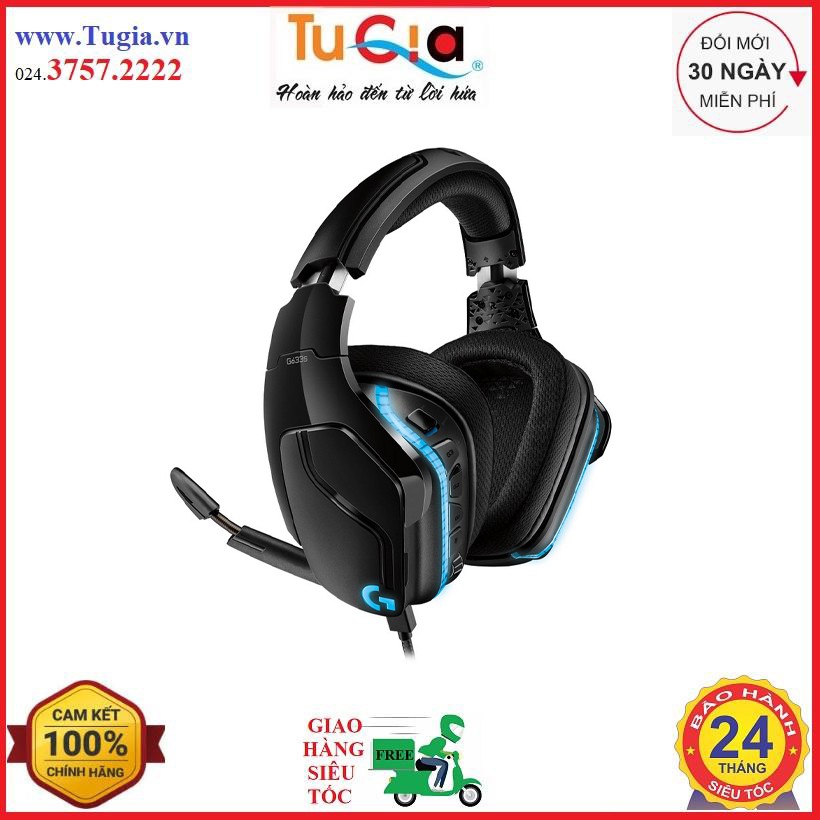 Tai nghe Logitech G633S Lightsync 7.1 Gaming Headset - Hàng chính hãng