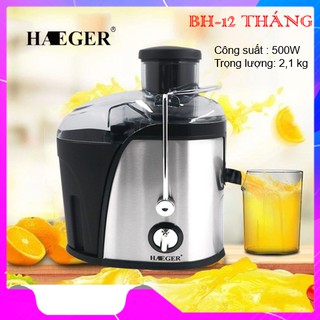 MÁY ÉP TRÁI CÂY HAEGER ❌BẢO HÀNH 12 THÁNG❌ (HG-2805) - ép nhiều loại trái cây khác nhau từ cứng tới mềm.