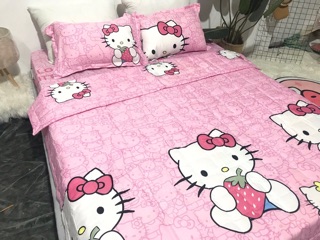 Bộ gra giường 4 món ẢNH THẬT