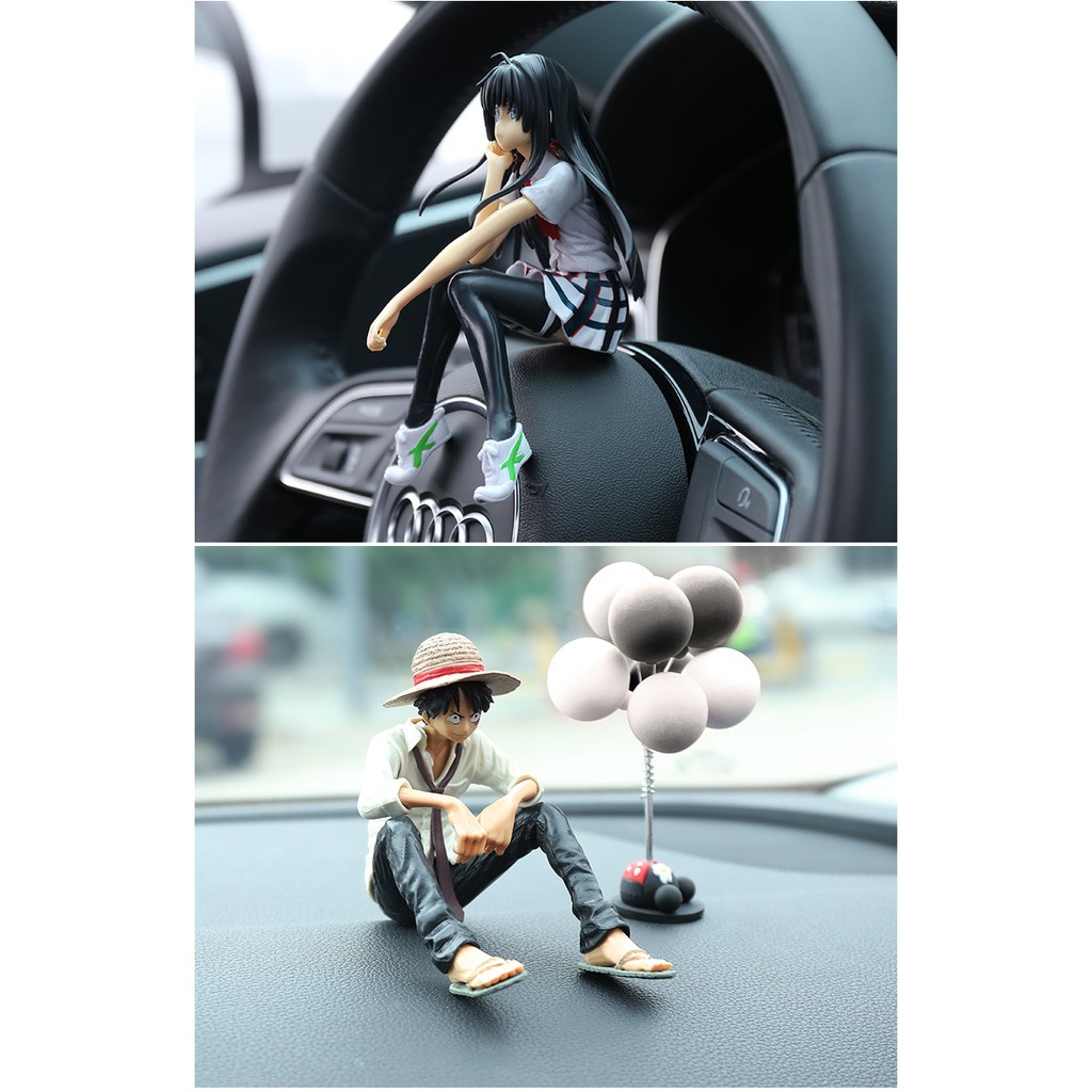[Hàng cao cấp] Phụ kiện đồ chơi xe hơi ô tô KHALIK - Mô hình trang trí nội thất taplo ô tô (có dán 3M)