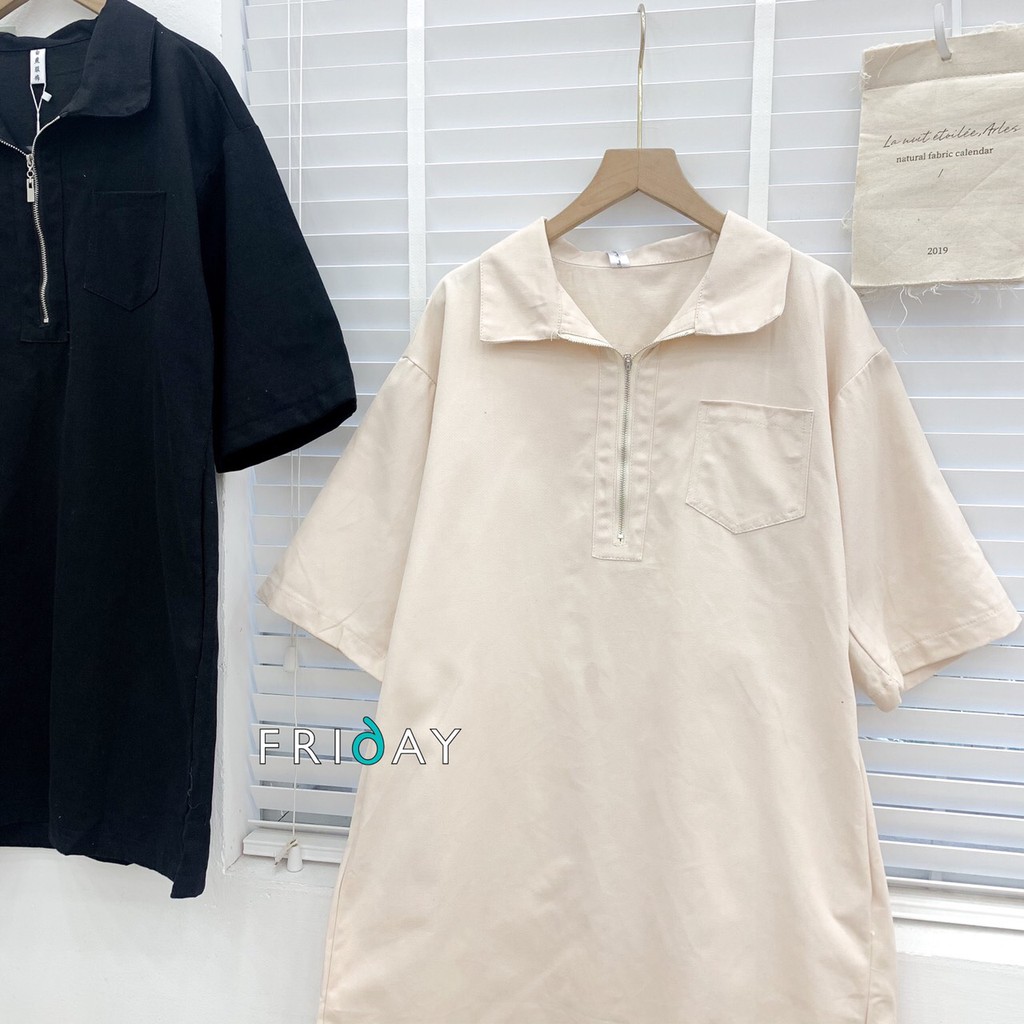 Váy phông polo cổ khoá Friday | BigBuy360 - bigbuy360.vn