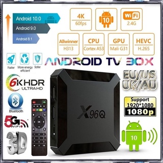 Đầu thu Android tivibox X96Q với bộ nhớ cực khủng 2gb+16gb, android 10.0 vf  sử dụng chip h313 giá cực rẻ !
