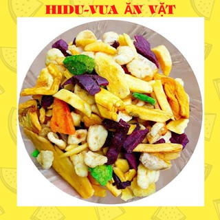 1KG Trái cây sấy thập cẩm không đường khô giòn đà lạt