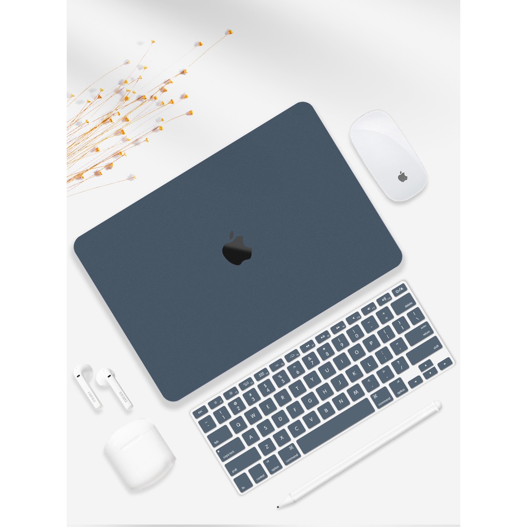 T-  [Combo 3in1] Ốp Macbook 13'' ( 2012-2020) Và Phủ Bàn Phím Cùng Màu - Tặng Nẹp Chống Gẫy Cáp Sạc Macbook | BigBuy360 - bigbuy360.vn