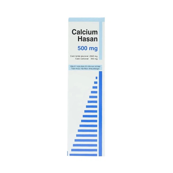 Viên Sủi Calcium Hasan 500mg Bổ Sung Canxi