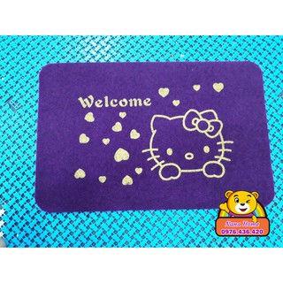 Thảm lau chân hình kitty