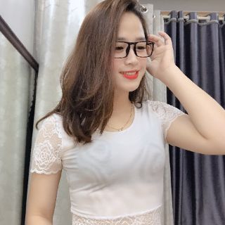 ÁO LƯỚI MẶC TRONG VÁY HỞ VAI