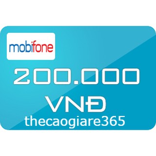 Thẻ Cào Mobifone 200k / Mobi