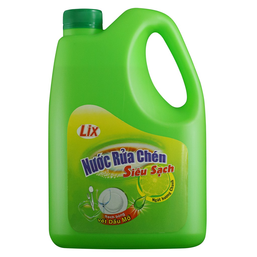 Bột giặt Lix Extra hương Hoa 5.5kg TẶNG Nước rửa chén 1,5kg