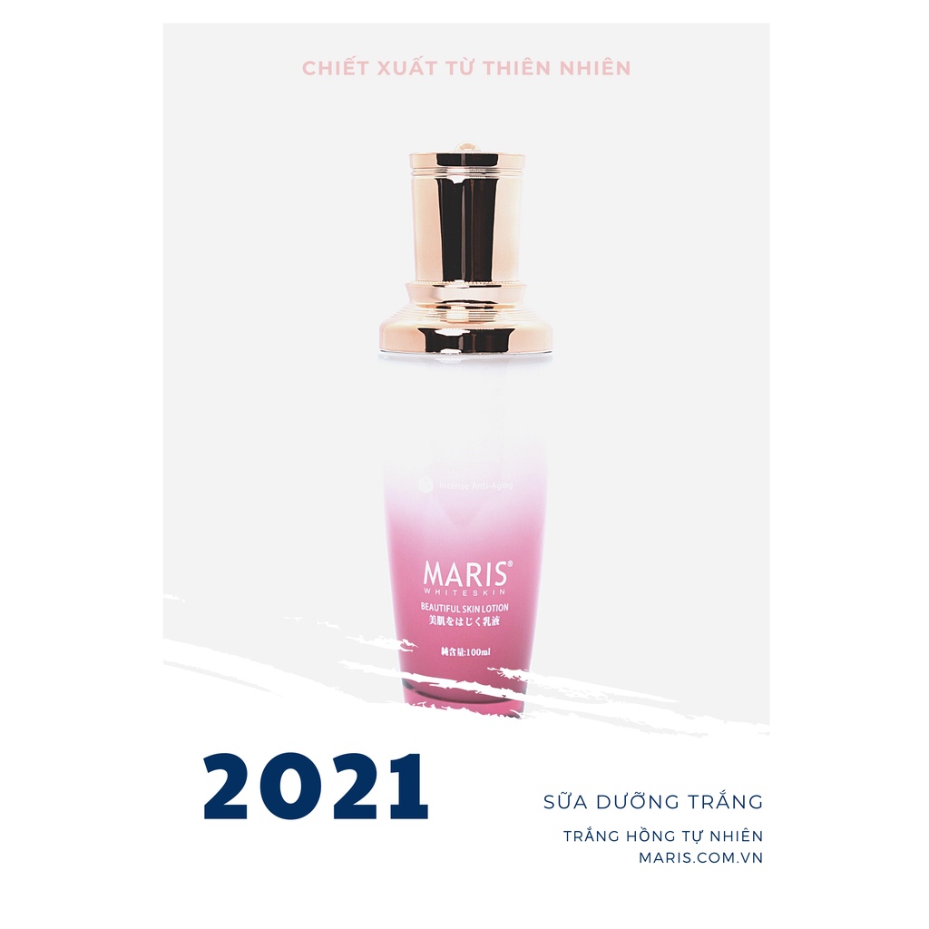Sữa dưỡng trắng da dành cho nám sâu tàn nhang maris cao cấp White Skin 2021