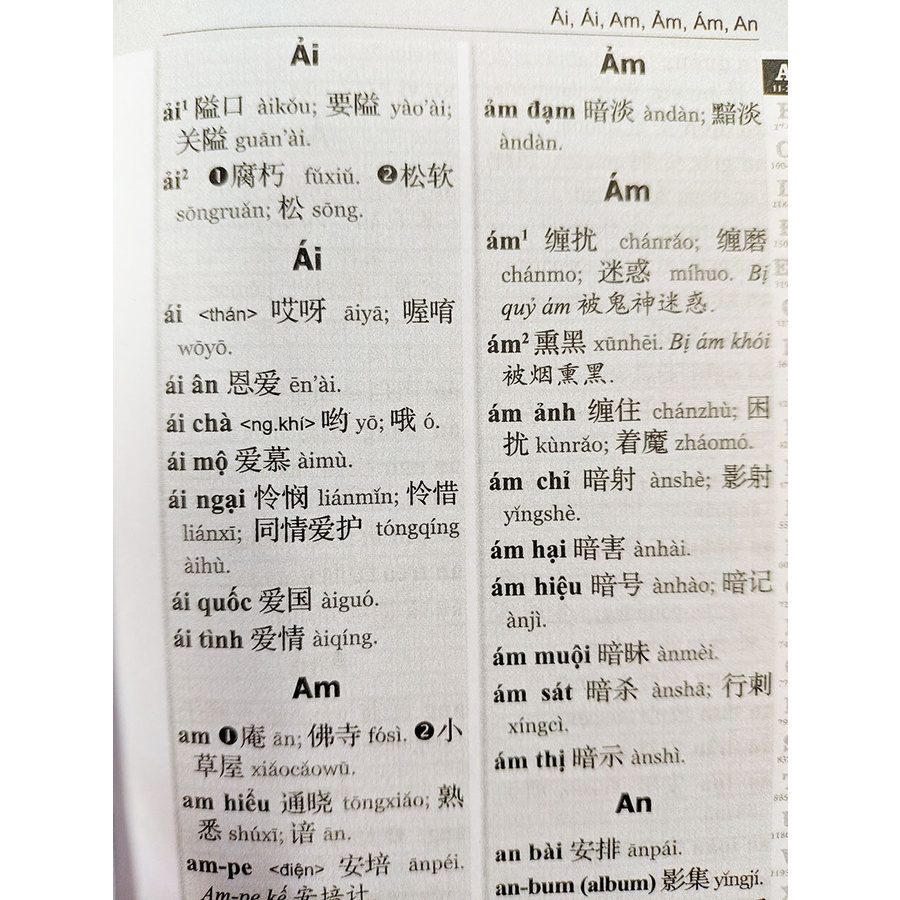 Sách - Từ điển Việt - Hán hiện đại